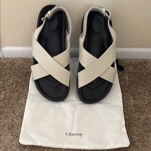 Liberté Women's Cream Sandals